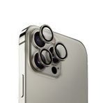 Uniq iPhone 16 Pro-16 Pro Max Optix Alüminyum Gri Kamera Lens Koruyucu