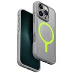 UNIQ iPhone 16 PRO ile Uyumlu Hybrid Combat Aktif Telefon Kılıfı, MAGCLICK Şarj (Taş Grisi)
