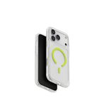 Uniq iPhone 17 Pro Max Combat Active Fosforlu Magsafe Yeşil Uyumlu Telefon Kılıfı