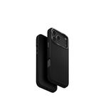Uniq iPhone 17 Pro Max Lyden Magsafe Deri Siyah Uyumlu Telefon Kılıfı