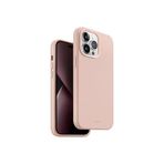 UNIQ Lino Hue (MagClick Manyetik Şarj Uyumlu) Telefon Kılıfı iPhone 14 Pro Max (Pembe) ile Uyumlu