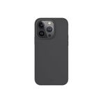 UNIQ Lino Hue Telefon Kılıfı iPhone 15 Pro ile Uyumlu, MagClick Manyetik Şarj Uyumlu (Gri)