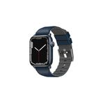 UNIQ Linus Apple Watch (45mm) NauticalBlue ile Uyumlu Saat Kordonu