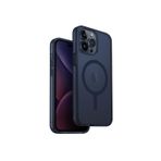 UNIQ LP Xtreme Telefon Kılıfı iPhone 15 Pro Max ile Uyumlu, MagClick Manyetik Şarj Uyumlu (SmokeBlue)