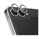 Uniq Samsung Galaxy Z Flip 6 Optix Alüminyum Gümüş Kamera Lens Koruyucu