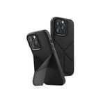 UNIQ Transforma (MagClick Manyetik Şarj Uyumlu) iPhone 14 Pro ile Uyumlu Telefon Kılıfı (Siyah)