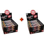 Uniq2Go Power Midi 16lı Kutu 2x Kutu %100 Naturel Badem Parçacıklı Proteinli Bar Kutu Içi Adet 38gr.