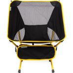 Uniqamp ® Ergo™ Ultra Hafif Ergonomik Katlanır Kamp Sandalyesi - Siyah - Sarı