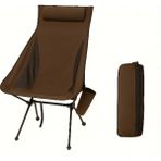 Uniqamp ® Ergo XL™ Ultra Hafif Ergonomik Katlanır Kamp Sandalyesi - Kahverengi