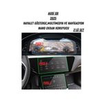 UniqAnatolia Audi Q8 2025 Hayalet Gösterge Ve Multimedya Çift Ekran Uyumlu Nano Ekran Koruyucu