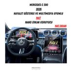 Uniqanatolia Mercedes C200 2026 Hayalet Ekran Ve Multimedya Uyumlu Set Mat Ekran Koruyucu