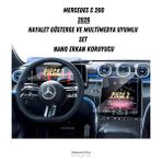 Uniqanatolia Mercedes C200 2026 Hayalet Ekran Ve Multimedya Uyumlu Set Nano Ekran Koruyucu