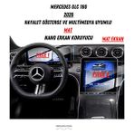 Uniqanatolia Mercedes GLC 180 2026 Hayalet Gösterge ve Multimedya Uyumlu Set Mat Ekran Koruyucu
