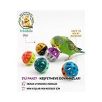 UniqBirdToys Trendme 5'li Zilli Kuş ve Kedi Oyun Topu Seti