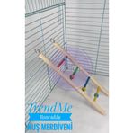 UniqBirdToys Trendme Ahşap Boncuklu Kuş Merdiveni