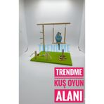 UniqBirdToys Trendme Kuş Oyun Alanı ve Eğitim Seti