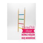 UniqBirdToys TrendMe Renkli Ahşap Kuş Tırmanma Merdiveni