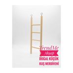 UniqBirdToys TrendMe Renksiz Ahşap Kuş Tırmanma Merdiveni