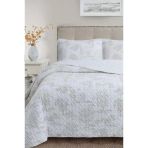 Uniqe Elyaf Dolgulu Çift Kişilik 240X260 Cm Yatak Örtüsü Krem