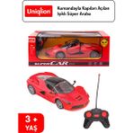Uniqlion Tek Tuş Ile Robot Olan Uzaktan Kumandalı Araba - Kırmızı