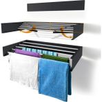 Unique Design Belize 70cm Design Kurutmalık Çamaşır Askısı Duvara Monte Katlanabilir Çamaşırlık Antrasit