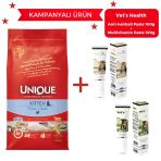 Unique Kitten Yavru Kedi Maması Tavuklu 2 Kg - Vet's Health Anti-Hairball Paste 100G + Multivitamin Paste 100G Hediyeli