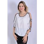 UNIQUE LADY Kadın Kolu Taşlı Truvakar Kol Bluz