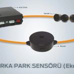 UNIQUE ® Park Sensörü Ses İkazlı Tip 19 mm Siyah Sensör