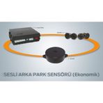 UNIQUE Park Sensörü Ses İkazlı Tip 19MM Siyah Sensör