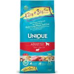 Unique Süper Premium Kuzu Etli Orta ve İri Irk Yetişkin Köpek Maması 12+3 kg Hipoalerjenik İçerik