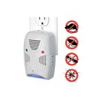 Uniquem 2 Adet Elektronik Fare Haşere Kovucu Karınca Fare Yılan Kemirgen Kovucu Quad XLF103