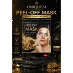 Uniquem 24K Gold Peeling Maske Siyah Çamur Etkili Soyulabilir Yüz Maskesi