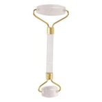 Uniquem Beyaz Nefrit Taşı Mutluluk Taşı Yeşim Taşı Cilt Masaj Bakım Jade Roller Masaj Taşı