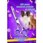 Uniquem Kedi Köpek Tüy Kısaltma Toplama Makası Ponpon Pet Kuaför UQ515A