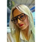 Uniquetrenders ALMR-485 Unisex Marlow Mavi Işık Korumalı Dinlendirici Kare Model Ekran Gözlüğü