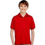 Uniquetrenders Erkek Çocuk %100 Pamuklu Polo Yaka T-Shirt Günlük Ve Okul Uniforma Okul T-Shirt Kırmızı 14-15 Yaş