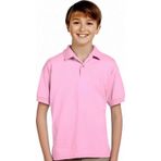Uniquetrenders Erkek Çocuk %100 Pamuklu Polo Yaka T-Shirt Günlük Ve Okul Uniforma Okul T-Shirt Pembe 9-10 Yaş