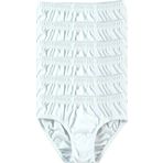 Uniquetrenders Erkek Çocuk Pamuklu Slip Külot 6'Lı Paket Beyaz 4-5 Yaş