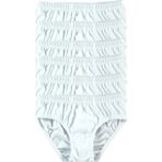 Uniquetrenders Erkek Çocuk Pamuklu Slip Külot 6'Lı Paket Beyaz 6-7 Yaş