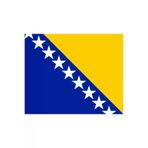 Uniquetrenders GKBY448 Bosna Hersek Gönder Bayrağı 100X150 Cm.