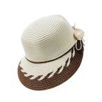 Uniquetrenders Kadın Organik Hasır Yazlık Cloche Şapka