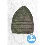Uniquetrenders KDTK13 10'lu Kadife Takke Kaliteli Namaz Takkesi