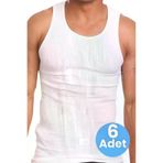 Uniquetrenders MA-0027 Erkek Pamuklu Kaşkorse Atlet 6 Adet
