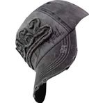 Uniquetrenders Unisex Pamuklu 1962 Eskitme Kep Şapka Füme - Gri Standart