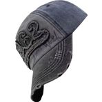 Uniquetrenders Unisex Pamuklu 1962 Eskitme Kep Şapka Füme - Lacivert Standart