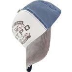 Uniquetrenders Unisex Pamuklu Nypd Eskitme Kep Şapka Füme - Lacivert Standart