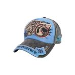 Uniquetrenders VMD5840930 Unisex Eskitme Sharks Nakışlı Ayarlanabilir Beyzbol Kep Şapka