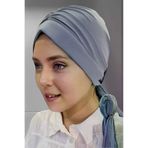 Uniquetrenders YDN12 Kadın Lüks Sandy Kumaş Bağlamalı Pileli Tesettür Bone Şal