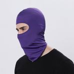 Üniseks Bisiklet Balaclava Şapka Tam Yüz Kılıfları Rüzgar Geçirmez Toz Korumaları Motosiklet Koşu Yürüyüş Kayak Avcılık Açık Hava Sporları Nefes Alabilir Elastik Başlık Boyun Körüğü Bandana (Mor)