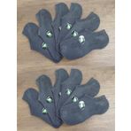 Unisex 12 Çift Bambu Dikişsiz Görünmez Spor Yakkabı Çorabı Sneakers